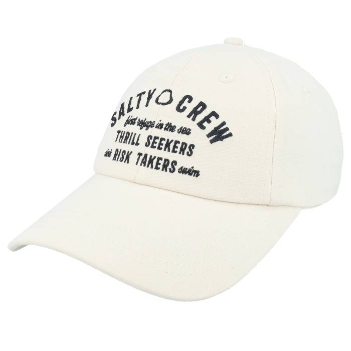 ソルティークルー Salty Crew 【 Night Bite Off White Dad Cap Men White 】 ナイト 白色 ホワイト キャップ 帽子 メンズ 白色 ホワイト｜スニケス