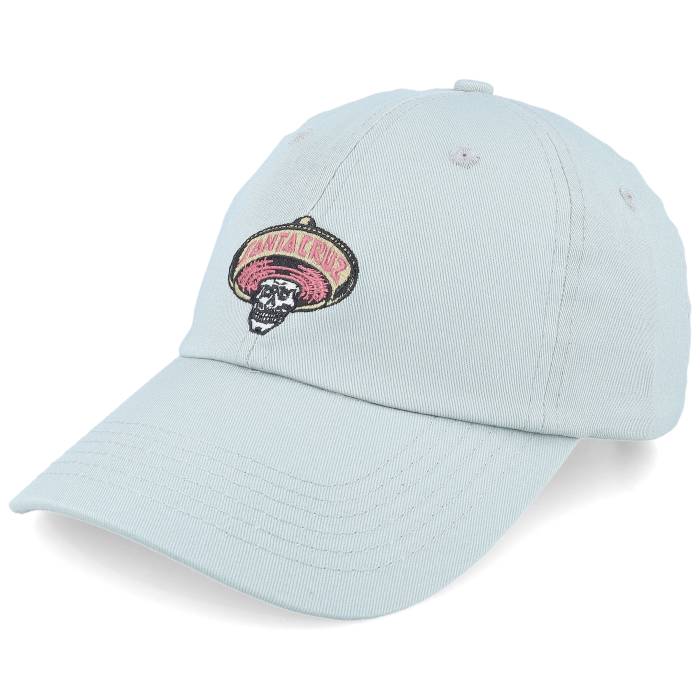 サンタクルーズ Santa Cruz 【 Guzman Skull Cap Moon Rock Dad Cap Men Grey 】 キャップ 帽子 メンズ 灰色 グレー｜スニケス