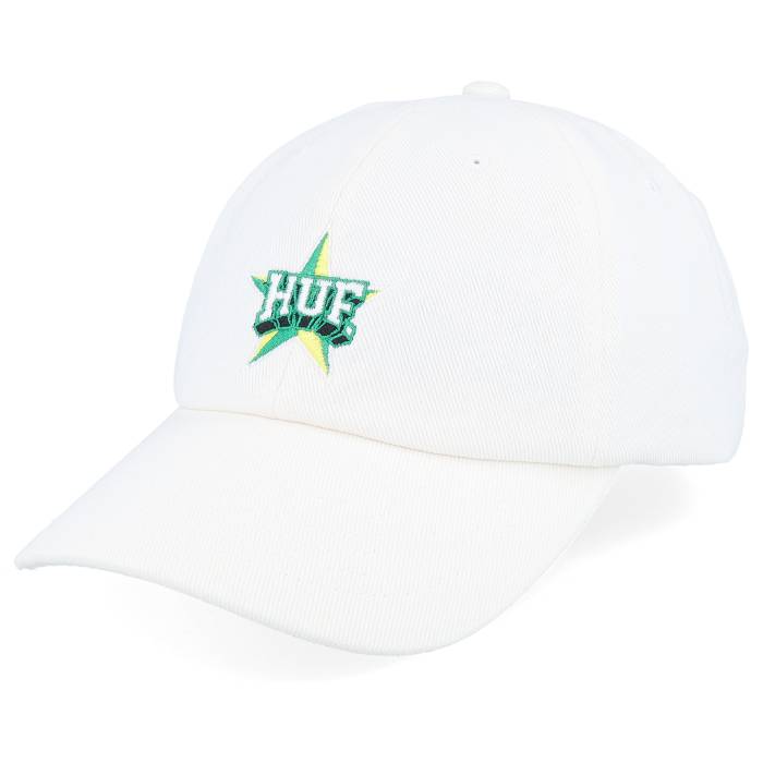 ハフ Huf 【 All Star 6 Panel Cv Hat Ivory Dad Cap Men White 】 アイボリー キャップ 帽子 メンズ 白色 ホワイト|スニケス