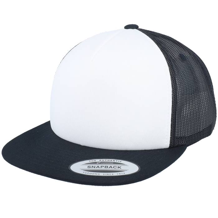 ユーポン Yupoong 【 Foam Black/White/Black Trucker Men Black 】 トラッカー メンズ 黒色 ブラック