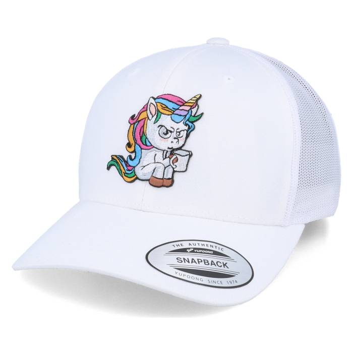 Unicorns 【 Morning Coffee Unicorn Curved White Adjustable Men White 】 白色 ホワイト メンズ 白色 ホワイト｜スニケス