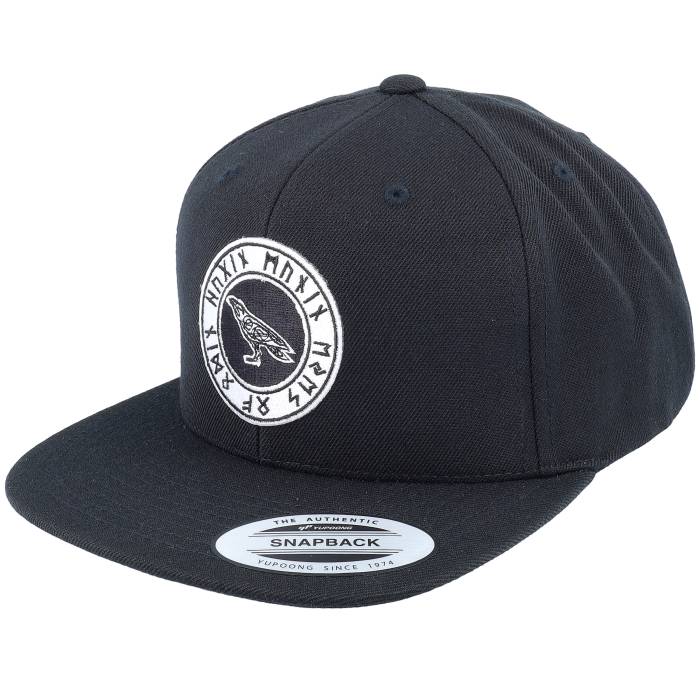 Vikings 【 Hugin Munin Eyes Of Odin Black Snapback Men Black 】 黒色 ブラック Snapback スナップバック バッグ メンズ 黒色 ブラック｜スニケス