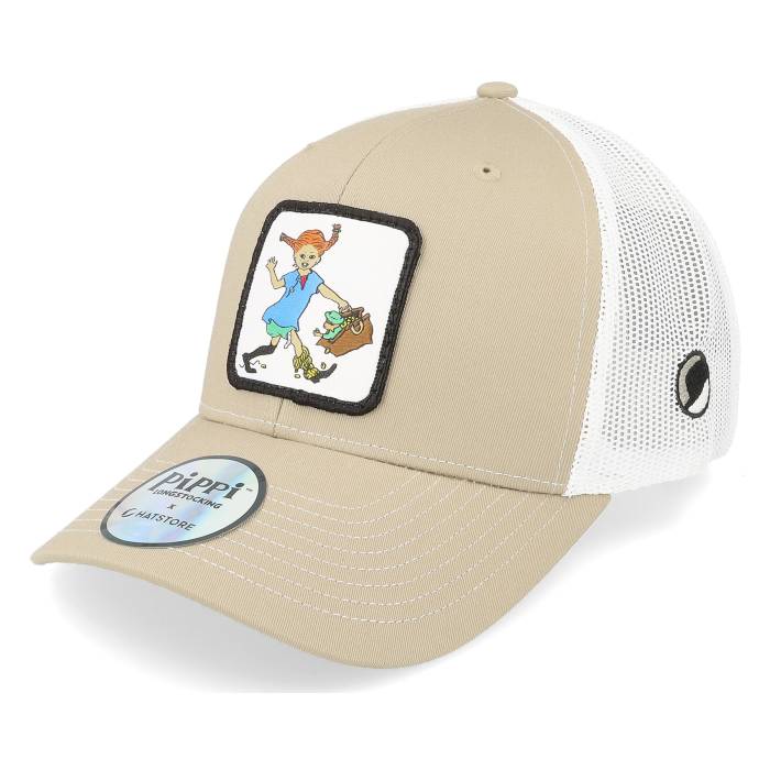 Pippi Longstocking 【 Pippi Bag Of Money Sand/White Trucker Men Beige 】 バッグ トラッカー メンズ ベージュ|スニケス