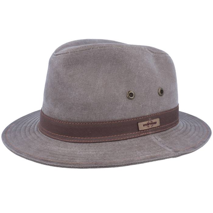 【★百貨店SALE★6/11十二時2時迄】ステットソン Stetson 【 Co/Pes Brown Traveller Men Brown 】 赤銅色 赤銅色 メンズ 赤銅色 赤銅色
