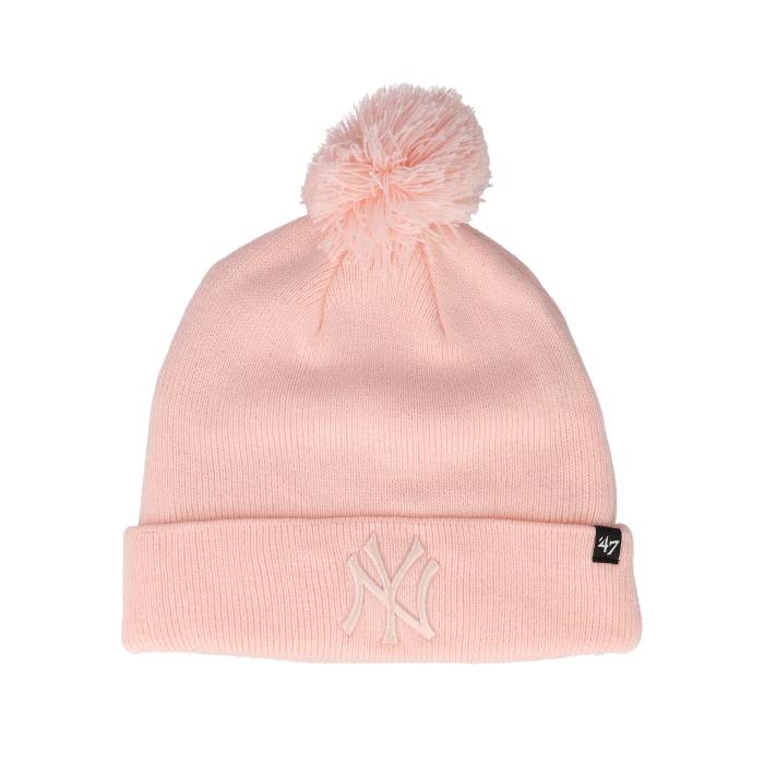 【★百貨店SALE★6/11夜夜中2時迄】フォーティーセブンブランド 47 Brand 【 New York Yankees Breakaway 47 Cuff Knit Pink Pom Women Pink 】 ヤンキース 編み物 pink サクラ色 レディース pink サクラ色