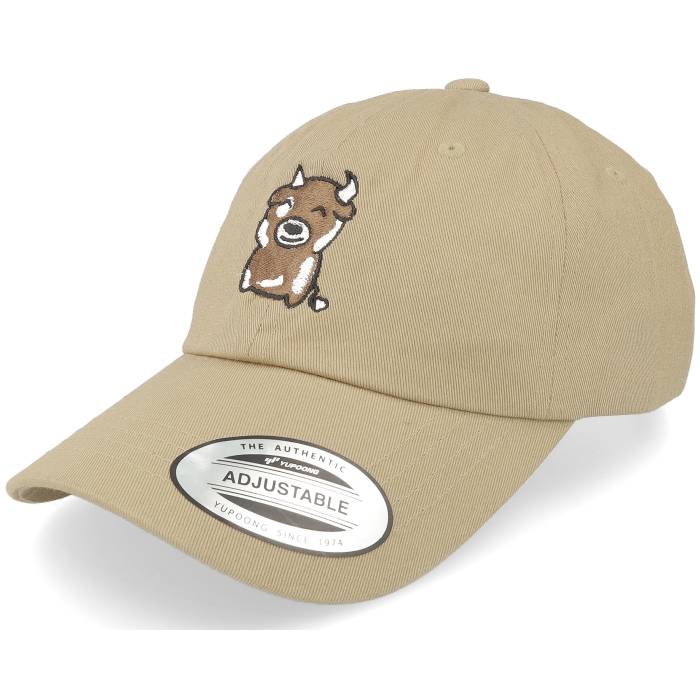 Abducted 【 Happy Cow Khaki Dad Cap Men Beige 】 カーキ キャップ 帽子 メンズ ベージュ