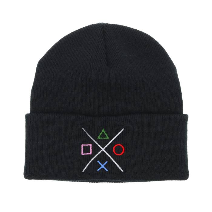 Gamerz 【 Buttons Black Beanie Men Black 】 黒色 ブラック キャップ 帽子 メンズ 黒色 ブラック