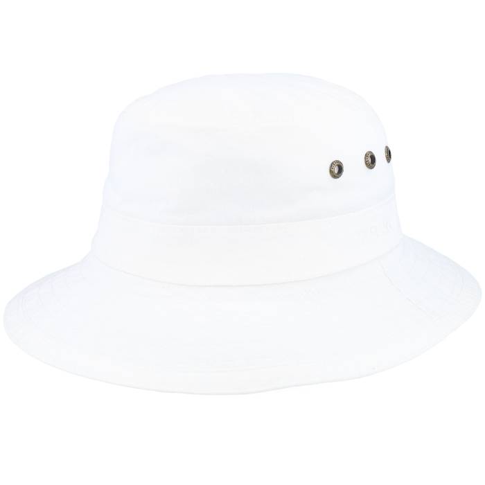 ステットソン Stetson 【 Delave Organic Cotton White Bucket Men White 】 白色 ホワイト メンズ 白色 ホワイト