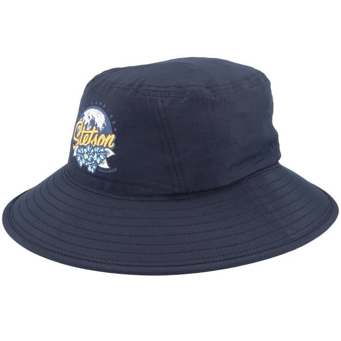 【★百貨店SALE★6/11十二時2時迄】ステットソン Stetson 【 Fast Dry Black Bucket Men Black 】 ファ同盟罷工 黒いこと 黒いこと メンズ 黒いこと 黒いこと