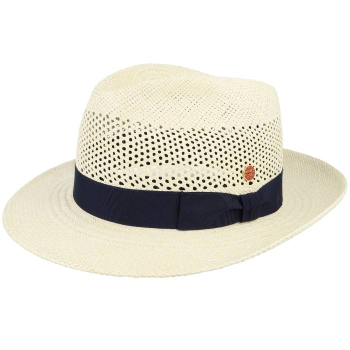 【★百貨店SALE★6/11十二時2時迄】Mayser 【 Imperia Panama Nature Straw Hat Men White 】 メンズ 白いこと 白いこと