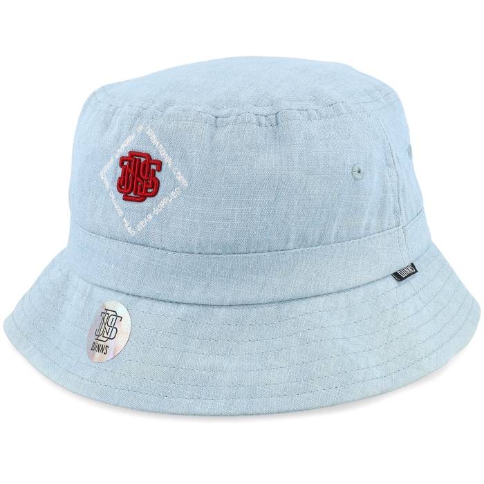 Djinns 【 New Diamond Light Denim Bucket Men Blue 】 ダイヤモンド デニム メンズ 青色 ブルー