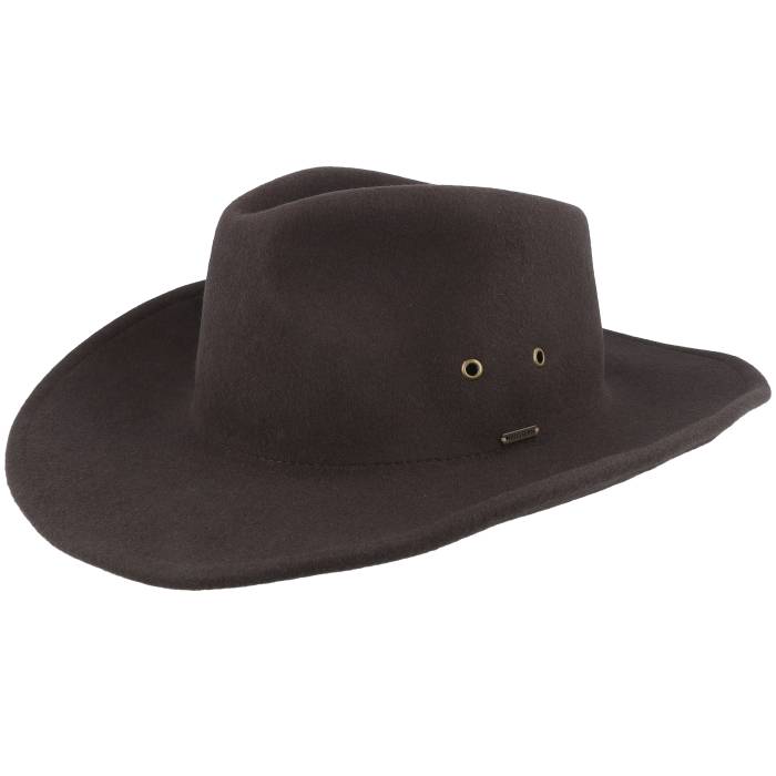 ブリクストン Brixton 【 Scottsdale Wthr Guard Hat Choco Western Men Brown 】 ウェスタン メンズ 茶色 ブラウン