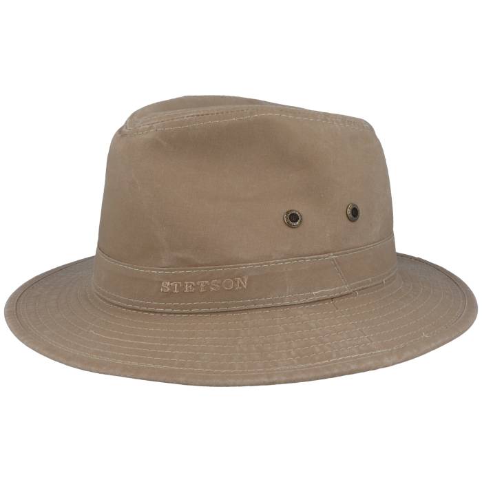 ステットソン Stetson 【 Tller Delave Organic Cotton Dark Khaki Traveller Men Beige 】 カーキ メンズ ベージュ|スニケス