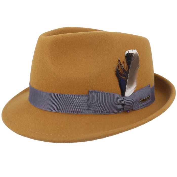 ステットソン Stetson 【 Woolfelt Mustard Trilby Men 】 メンズ