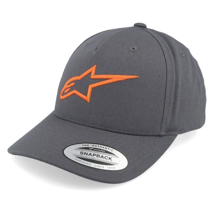 アルパインスター Alpinestars 【 Ageless Hat Charcoal/Orange Adjustable Men Grey 】 メンズ 灰色 グレー|スニケス
