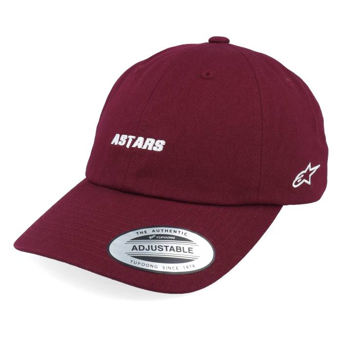 アルパインスター Alpinestars 【 Deduce Strapback Hat Burgundy Dad Cap Men Red 】 ワイン色・バーガンディー キャップ 帽子 メンズ Red 赤・レッド｜スニケス