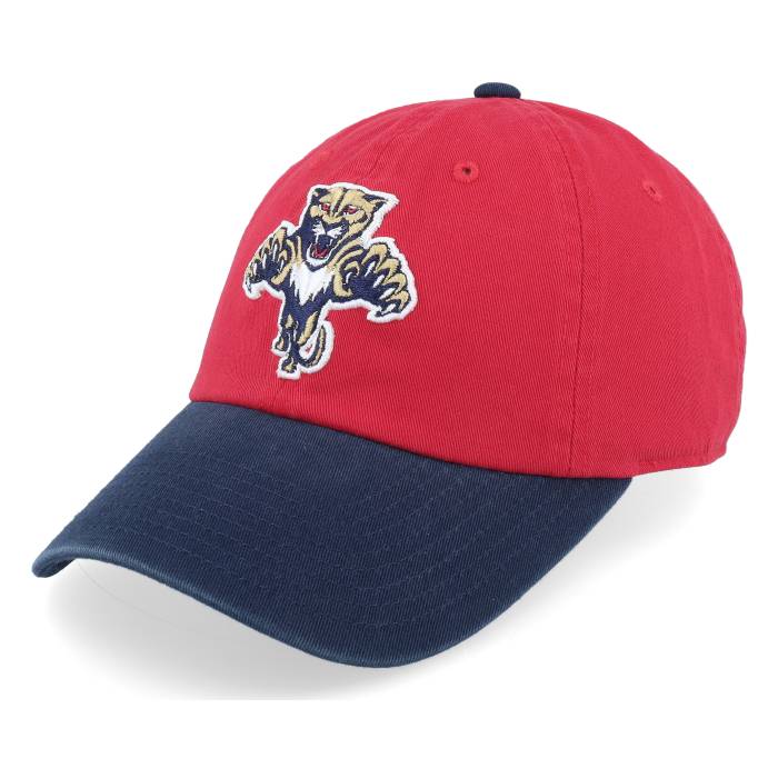 アメリカンニードル American Needle 【 Florida Panthers Blue Line Red/Navy Dad Cap Men Red 】 フロリダ パンサーズ 青色 ブルー キャップ 帽子 メンズ Red 赤・レッド|スニケス