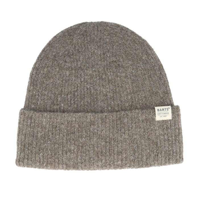 Barts 【 Willian Beanie Brown Cuff Men Grey 】 キャップ 帽子 茶色 ブラウン メンズ 灰色 グレー