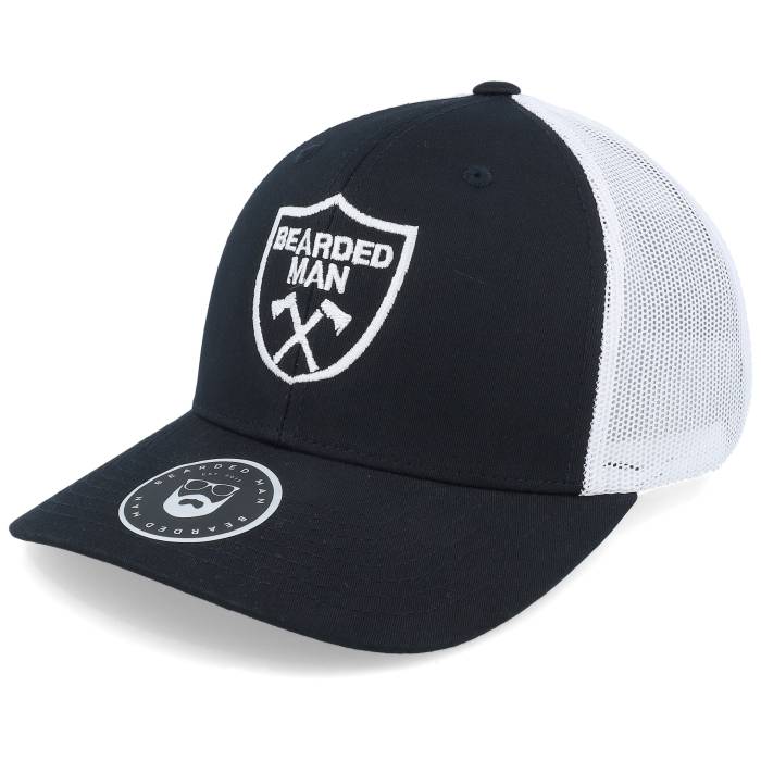 Bearded Man 【 Axe Crest Black/White Trucker Men Black 】 トラッカー メンズ 黒色 ブラック 15,257円