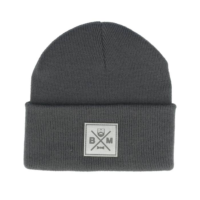 Bearded Man 【 Bm Cross Patch Graphite Grey Beanie Men Grey 】 灰色 グレー キャップ 帽子 メンズ 灰色 グレー