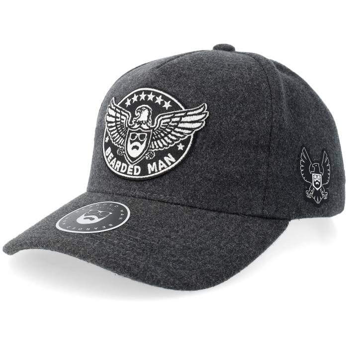 Bearded Man 【 Eagle Logo Wool Charcoal A-Frame Adjustable Men Grey 】 ロゴ チャコール メンズ 灰色 グレー|スニケス
