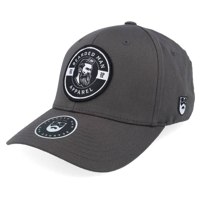 Bearded Man 【 Logo 25 Wooly Combed Dark Grey Flexfit Men Grey 】 ロゴ 灰色 グレー メンズ 灰色 グレー