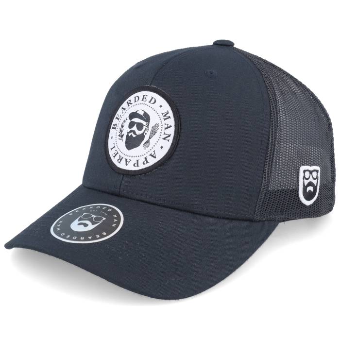 Bearded Man 【 The President Of Beards Patch Black Trucker Men Black 】 黒色 ブラック トラッカー メンズ 黒色 ブラック|スニケス