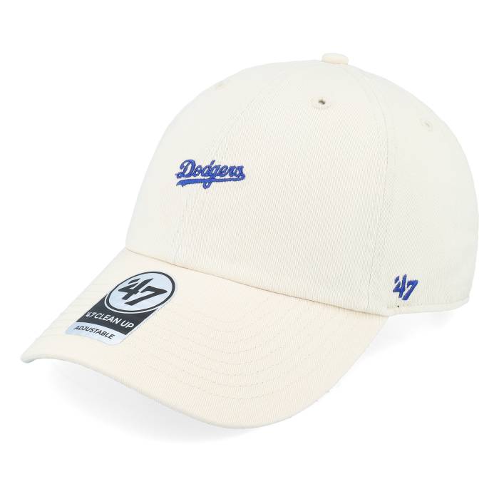 フォーティーセブンブランド 47 Brand 【 Los Angeles Dodgers Mlb Runner Script Clean Up Natural Dad Cap Men Beige 】 ドジャース スクリプト ナチュラル キャップ 帽子 メンズ ベージュ|スニケス