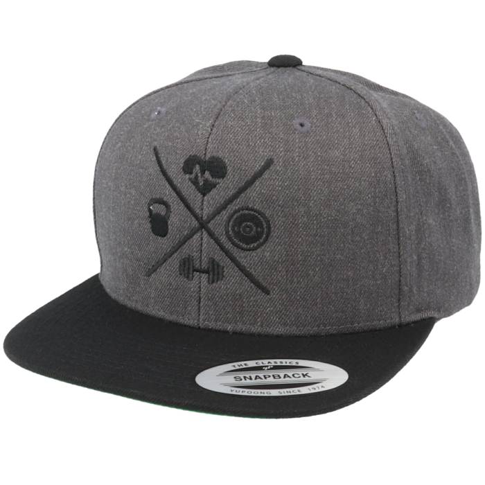 Berzerk 【 Fitness X Charcoal/Black Snapback Men Grey 】 フィットネス Snapback スナップバック バッグ メンズ 灰色 グレー