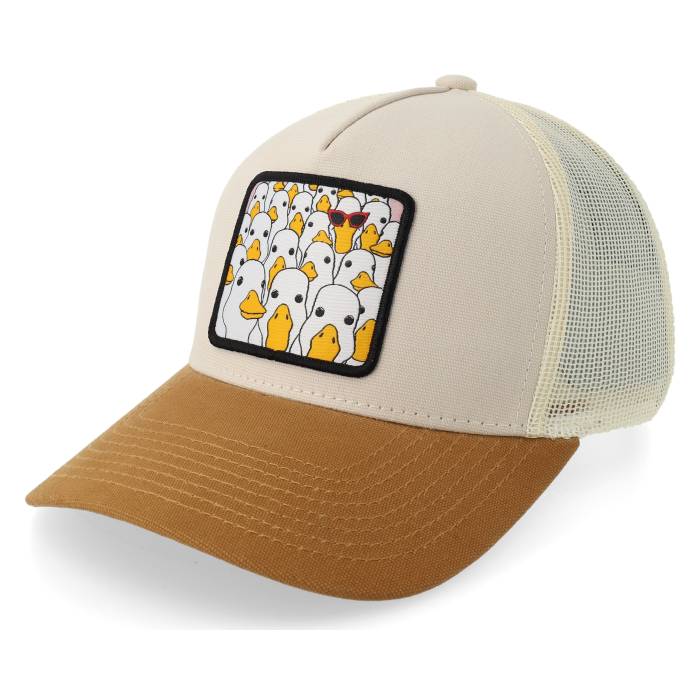 Boom 【 Silliest Goose Patch Canvas Beige/Stone/Caramel A-Frame Trucker Men 】 トラッカー メンズ|スニケス