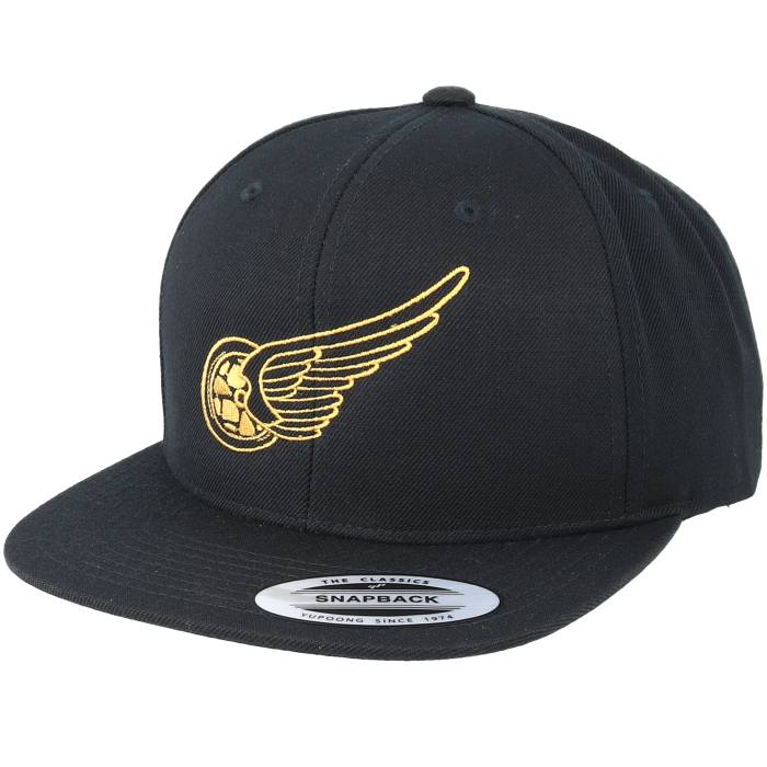 Born To Ride 【 Rolling Wings Black Snapback Men Black 】 黒色 ブラック Snapback スナップバック バッグ メンズ 黒色 ブラック｜スニケス