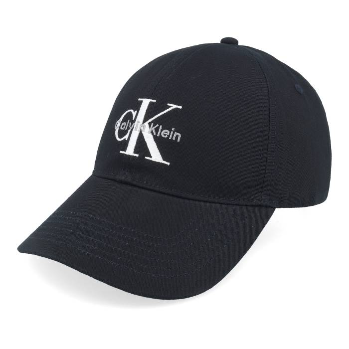 カルバンクライン Calvin Klein 【 Monologo Embroidery Baseball Cap Black Dad Cap Men Black 】 野球 旗がしら かぶり笠 黒いこと 黒いこと メンズ 黒いこと 黒いこと