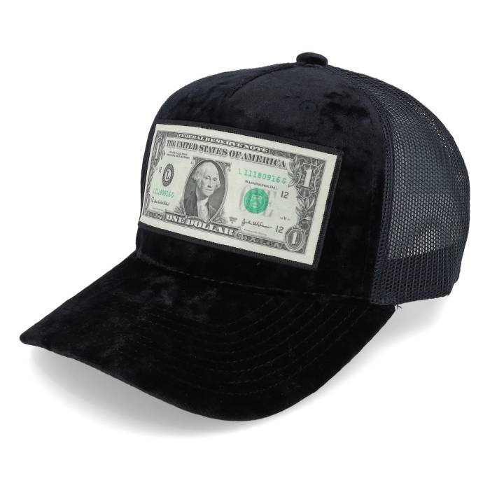 Calza Pennello 【 Dollar Bill Velvet Black A-Frame Trucker Men Black 】 黒色 ブラック トラッカー メンズ 黒色 ブラック