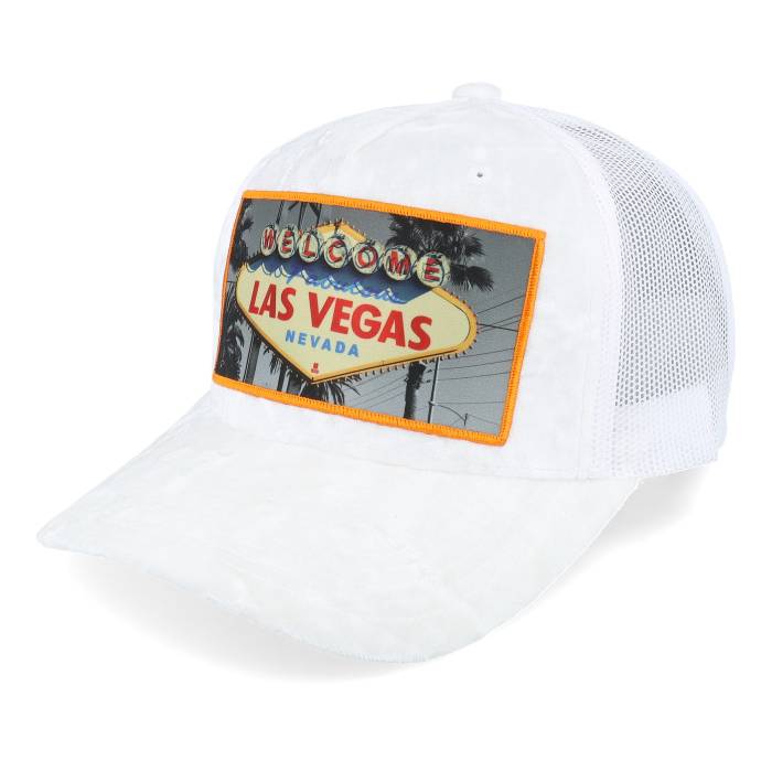 Calza Pennello 【 Las Vegas Sign Velvet White A-Frame Trucker Men White 】 ベガス 白色 ホワイト トラッカー メンズ 白色 ホワイト|スニケス