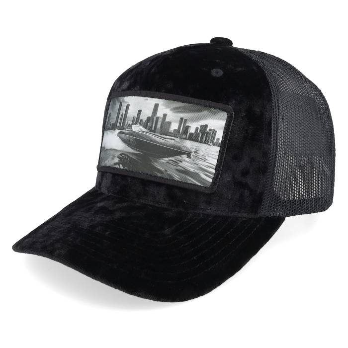 Calza Pennello 【 Speed Boat Racing Velvet Black A-Frame Trucker Men Black 】 Speed スピード 黒色 ブラック トラッカー メンズ 黒色 ブラック