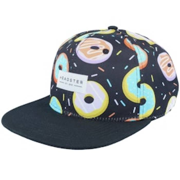 Headster 【 Kids Duh Donut Black Snapback Kids Black 】 黒色 ブラック Snapback スナップバック バッグ ジュニア キッズ 黒色 ブラック|スニケス