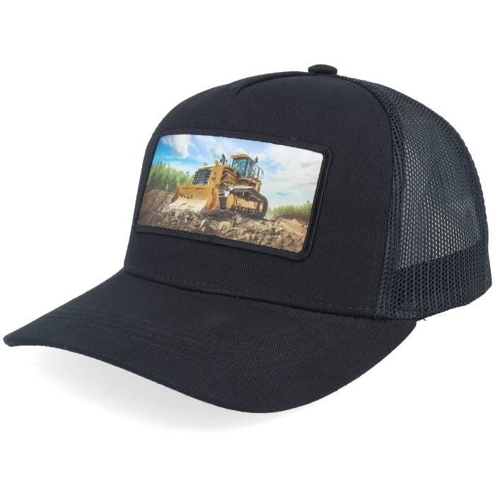 Kiddo Cap 【 Kids Bulldozer Patch Black Trucker Kids Black 】 黒色 ブラック トラッカー ジュニア キッズ 黒色 ブラック｜スニケス 15,466円