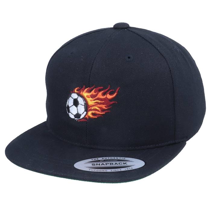 Forza 【 Kids Flaming Football Black Snapback Kids Black 】 フットボール 黒色 ブラック Snapback スナップバック バッグ ジュニア キッズ 黒色 ブラック｜スニケス