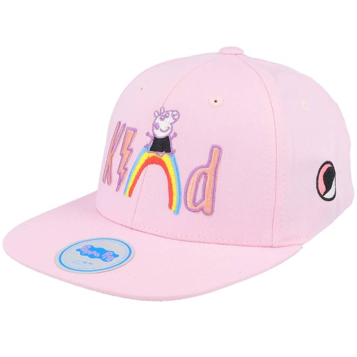Peppa Pig 【 Kids Pink Kind Rainbow Snapback Kids Pink 】 pink ピンク 虹色 レインボー Snapback スナップバック バッグ ジュニア キッズ pink ピンク｜スニケス