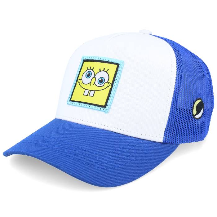 Spongebob 【 Kids Smile White/Navy Trucker Kids White 】 トラッカー ジュニア キッズ 白色 ホワイト|スニケス