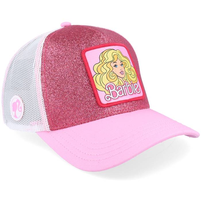 Capslab 【 Barbie White/Pink A-Frame Trucker Women Pink 】 トラッカー レディース pink サクラ色
