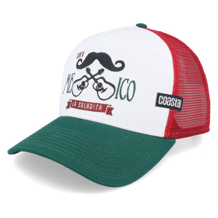 Coastal 【 Mexican Mustache White/Green Trucker Men White 】 トラッカー メンズ 白色 ホワイト｜スニケス 20,100円