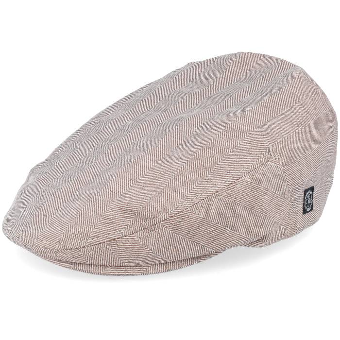 Cth Ericson 【 Edward Linen Brown Flat Cap Men Brown 】 茶色 ブラウン キャップ 帽子 メンズ 茶色 ブラウン