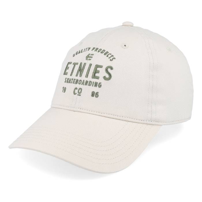 エトニーズ Etnies 【 Skate Co Cement Dad Cap Men Beige 】 Skate スケート 灰色・シメント キャップ 帽子 メンズ ベージュ