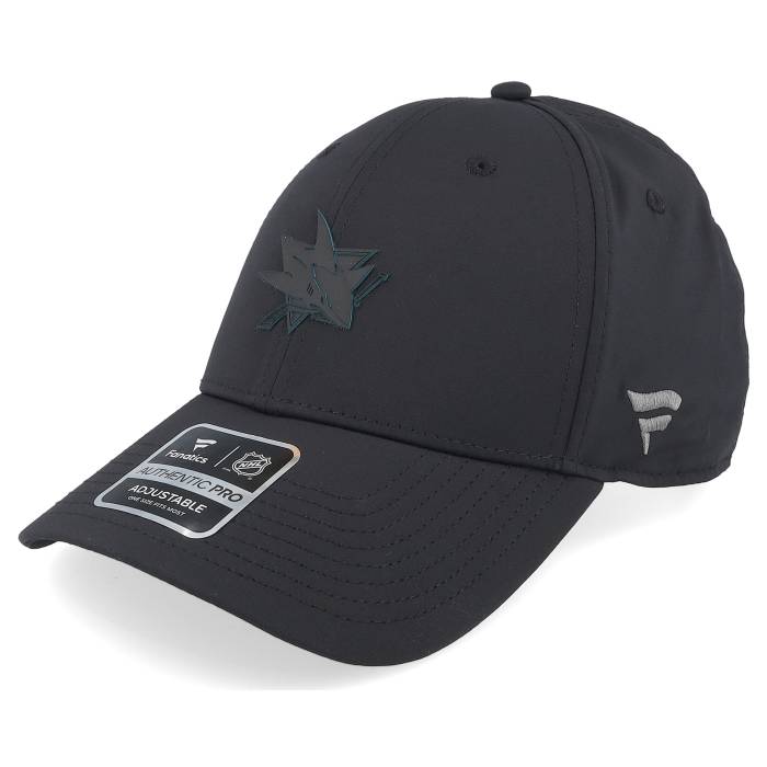 ファナティクス Fanatics 【 San Jose Sharks Authentic Pro Road Black Adjustable Men Black 】 シャークス オーセンティック 労働者階級 黒いこと 黒いこと メンズ 黒いこと 黒いこと