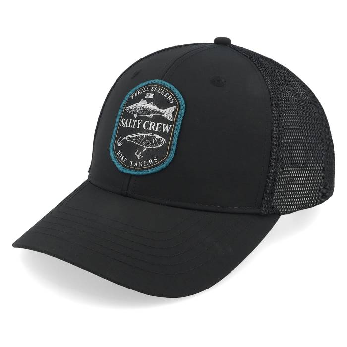 ソルティークルー Salty Crew 【 Baited Retro Black Trucker Men Black 】 レトロ 黒色 ブラック トラッカー メンズ 黒色 ブラック｜スニケス
