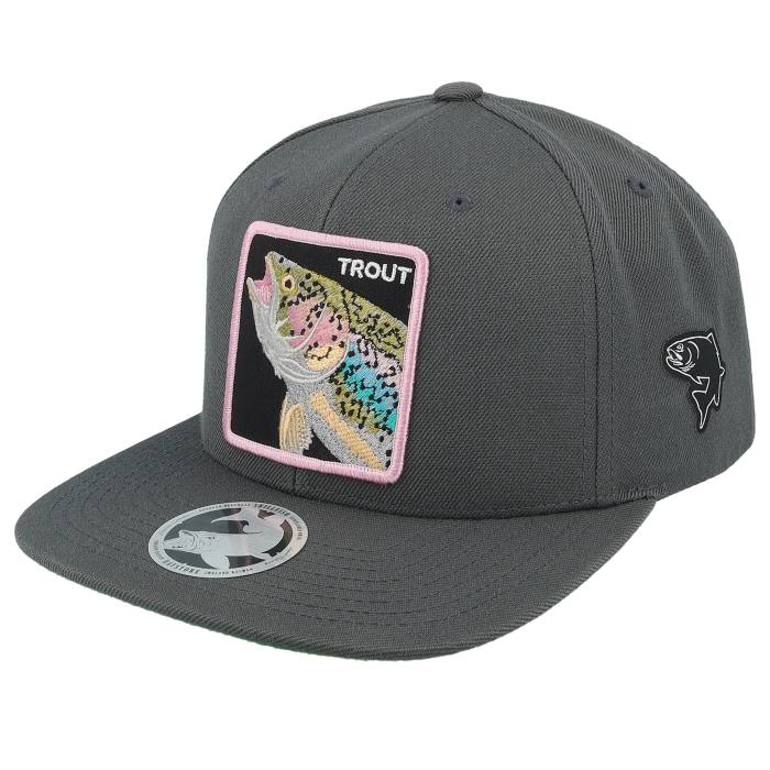 Skillfish 【 Rainbow Trout Box Classic Dark Grey Snapback Men Grey 】 虹色 レインボー ボックス クラシック 灰色 グレー Snapback スナップバック バッグ メンズ 灰色 グレー|スニケス
