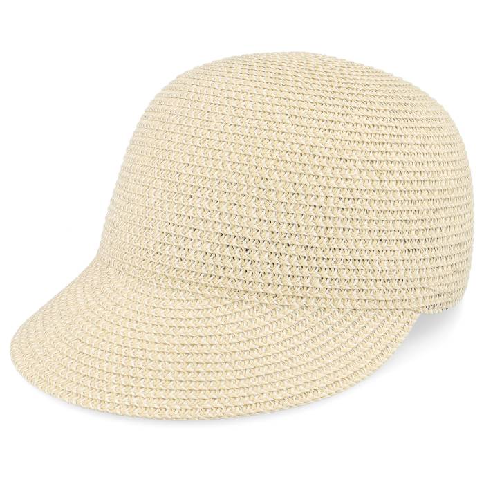 Seeberger 【 Paper Mix Braid Cap Linen/Linen Fitted Women Beige 】 旗がしら かぶり笠 レディース ベージュ
