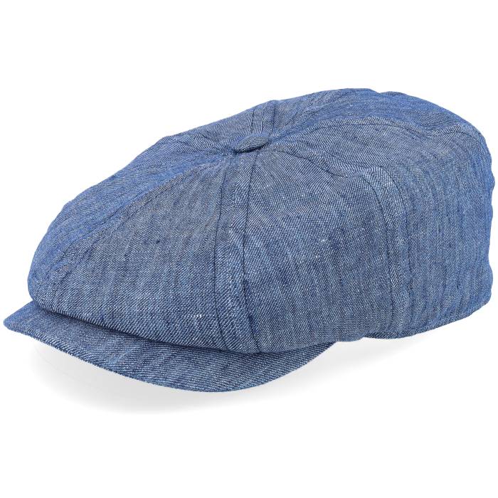 Lierys 【 8-Panel Cap Linen Blue Flat Cap Men Blue 】 キャップ 帽子 青色 ブルー メンズ 青色 ブルー|スニケス