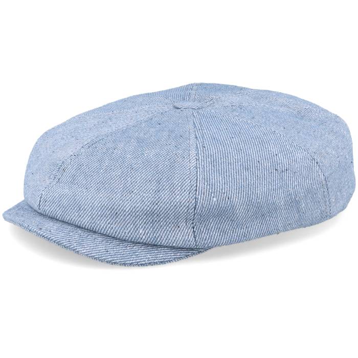 Mjm Hats 【 Blue Line Brett Linen Mix Light Blue Flat Cap Men Blue 】 青色 ブルー ブレット キャップ 帽子 メンズ 青色 ブルー｜スニケス